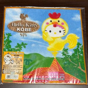 ハローキティ ご当地プチタオル 神戸 風見鶏の館 ハンカチ ミニタオル サンリオ