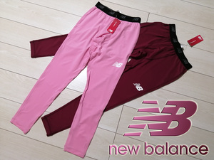 * new goods New balance NewBalance stretch long tights spats men's 4XL 5L bar gun ti-& pink regular price 9,460 jpy . sweat speed .