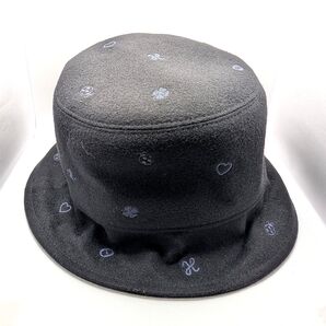 エルメス HERMES バケットハット ブラック デビーチャームズ 58
