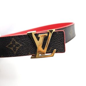 ルイヴィトン LOUIS VUITTON ベルト サンチュール LVイニシャル モノグラム リバーシブル