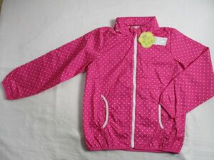 SE935[TOPVALU] ion new goods dot pattern with a hood . jacket breaker woman .. red 150