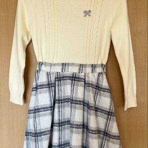 極美品 pom ponette ポンポネット ワンピース ガールズ140