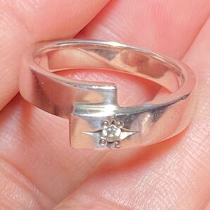 TAKE-UP ダイヤモンド0.025ct pinksilver 9号