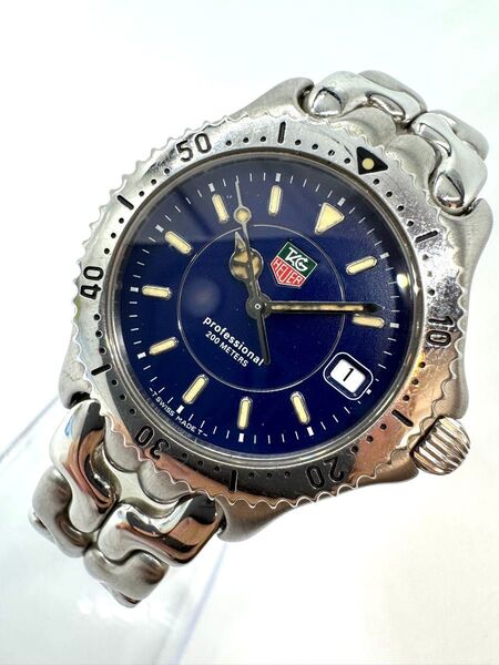 ★TAG HEUER タグホイヤー プロフェッショナル セルシリーズ WG121A ネイビー文字盤 クオーツ ボーイズ★