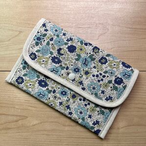 ハンドメイド*マルチケース*YUWAシャモニー*ナチュラルブルー