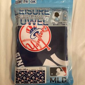新品 MLB レジャータオル ヤンキース 冷感タオル 暑さ UV対策 ニューヨークヤンキース