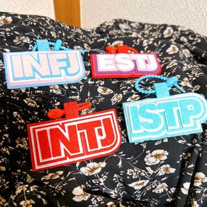 MBTI 診断 フェルトアクセサリー INTJ INFJ ESTJ ISTP キーホルダー ストラップ マスコット