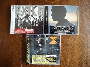 送料無料＋半額ＣＤ【EXILEお得セット3タイトル】