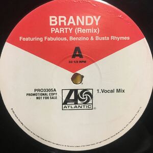 Brandy Party (Remix) / Fabulous / Busta Rhymes / 12 レコード