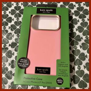 ケイトスペード iPhone17Proケース ピンク MagSafe対応