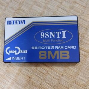 動作確認済み I-O DATA 98NTⅡ 98ノート用 RAMカード 8MB PC9801用