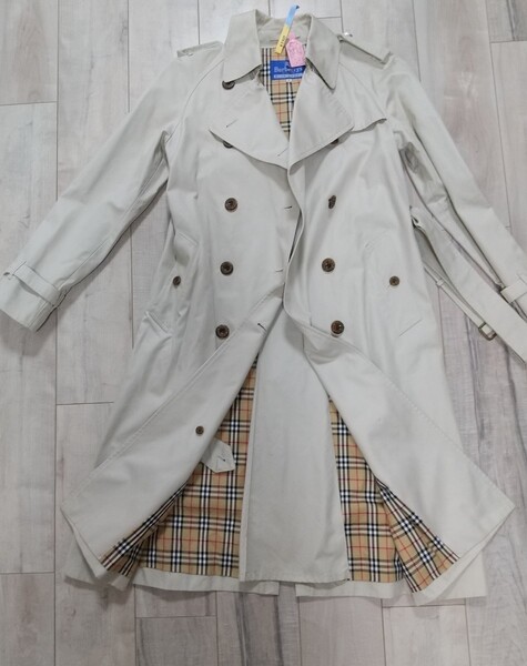 【美品】BURBERRY バーバリーブルーレーベルト レンチコート