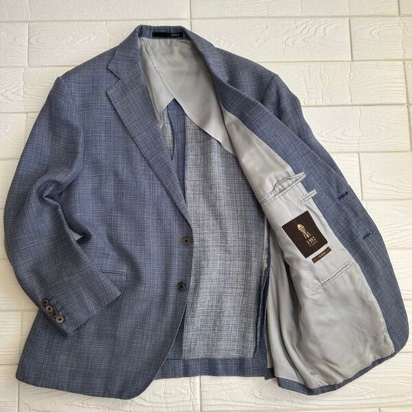 1992 ゴタイリク 五大陸 OXFORD テラード ジャケット デルフィノ ウール リネン シルク 毛 麻 絹 三者混