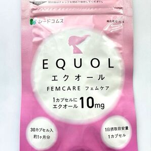 エクオール フェムケア 約1ヶ月分(30カプセル) シードコムス サプリメント