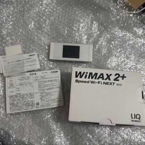 UQ WiMAX W05 ポータブルWi-Fiルーター
