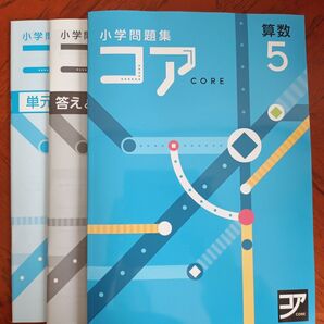 【最新版】 新品 コア問題集 算数 小5【解答付】