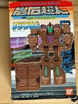 正規品 BANDAI 86 マシンロボ 岩石超人 GR-1 デビルロック 新品 DEVILROCK MACHINEROBO gobots rock lords ゴーボッツ トランスフォーマー_画像2