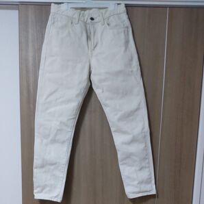 【美品】無印良品 ホワイトパンツ コットン100% レディース