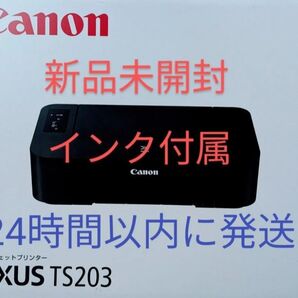 【新未開封品】キャノン PIXUS TS203 ☆(BC-346:BC-345)☆インク付属品 ☆ A4 プリンター CANON