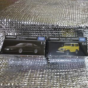 トミカプレミアム 三菱 スタリオン&トヨタ ランドクルーザー 2個セット