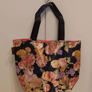エッジスタイル付録 リエンダ rienda 花柄リバーシブル トートバッグ