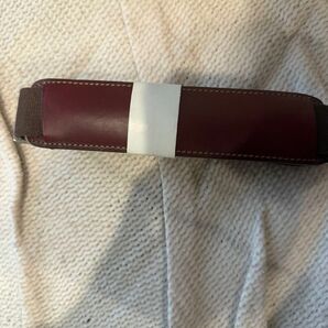 牛革クロコ型押し・キーファーノイ ビジネスバッグのレッド用のショルダーベルト