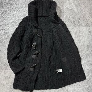 ISAMU KATAYAMA BACKLASH ケーブル ショールカラー 黒 ダッフルコート イサムカタヤマ バックラッシュ