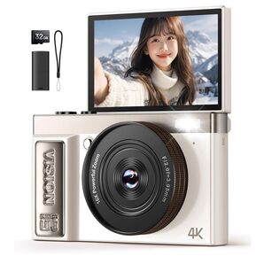 デジカメ 4K動画撮影 64MP画素 デジタルカメラ AFオートフォーカス