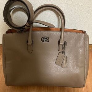 COACH CE730 キャリーオール 2way ブラウン