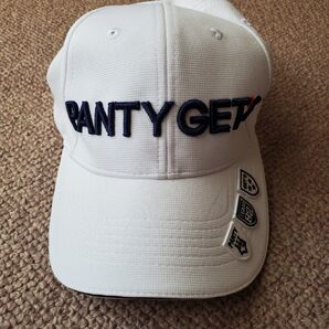 未使用 PANTY GET'S ゴルフキャップ ホワイト