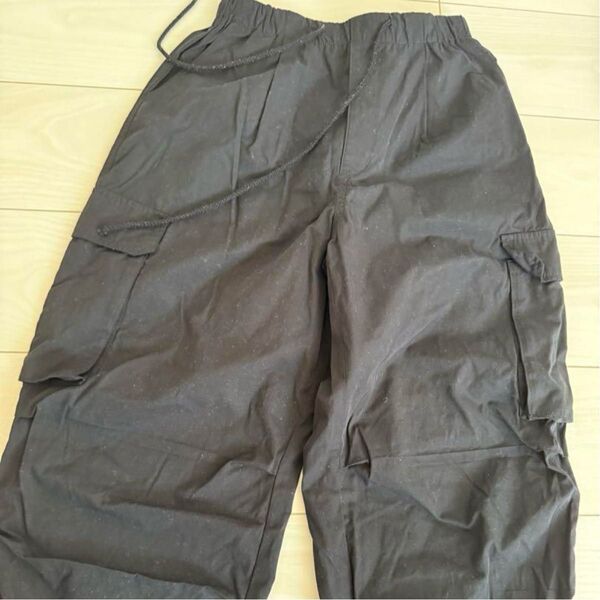 カーゴパンツ ストリート系 ダンスパンツ ブラック