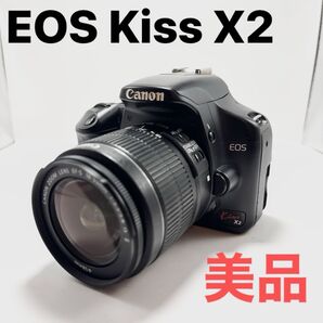 【美品】Canon EOS Kiss X2 レンズキット デジタル一眼レフカメラ