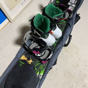 k2 anagram 147cm バインFLUX m/L ブーツバートン RULER 26.5cm ボードケース付き スノーボード