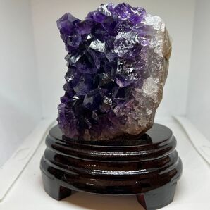 まもなく終了 アメジストクラスター 【台座付き】016
