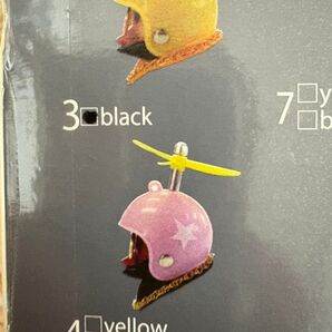 行け!クレイジーダック ピンク×白い星ヘルメット 黒いアヒル