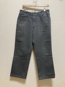 BEN DAVIS Ben tei screw work pants pants bottoms gray poly- cotton men's 32 USA made old clothes 