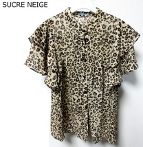 SUCRE NEIGE トップス レオパードシャツ_画像1