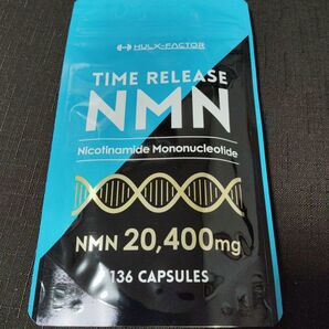 ハルクファクター NMN サプリメント 20400mg 高純度100% マルチビタミン12種 136粒入