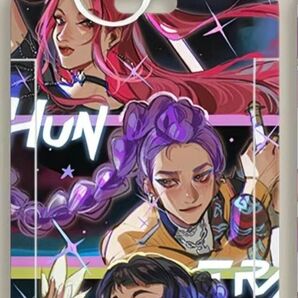 K-POPデーモンハンターズ パスケース 定期入れ IDカードホルダー ストラップ付き①