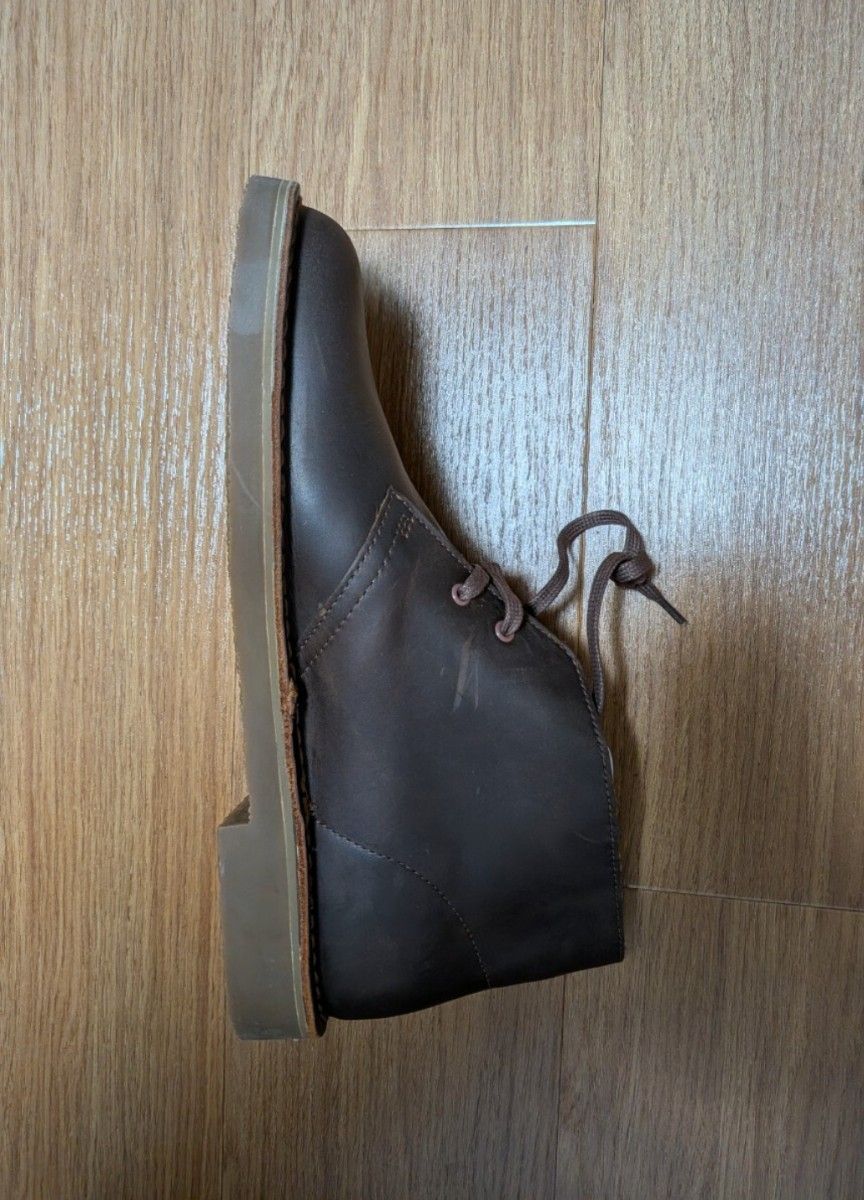 クラークス チャッカブーツ ブッシェイカー ダークブラウンレザー EUR43 UK9 27センチ