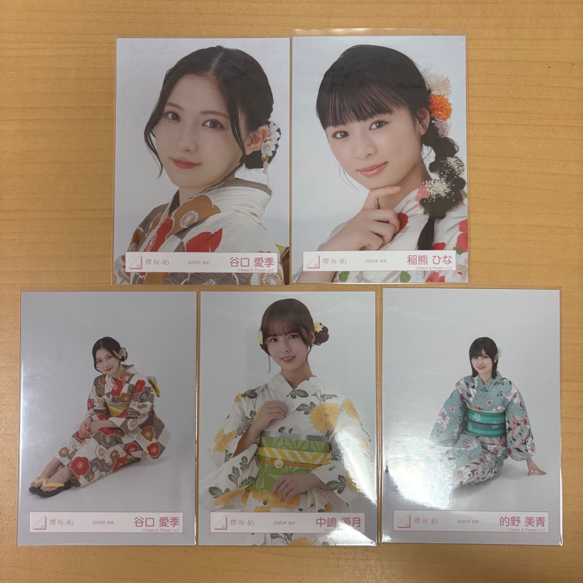 櫻坂46 的野美青 2025年 浴衣衣装 直筆サイン 櫻坂46 的野美青 2025年 浴衣衣装 直筆サイン 櫻坂46