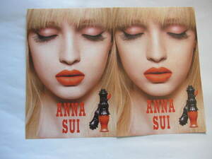  new goods * not for sale ANNASUI Anna Sui cosme catalog 2 pieces set 