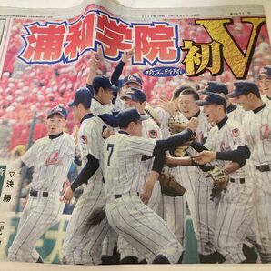 浦和学院 初V 埼玉新聞 2013年4月4日号 高校野球 優勝 甲子園