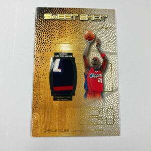 Darius Miles 2001-2002 Fleer Flair Sweet Shot Patch /250 大判 良部分