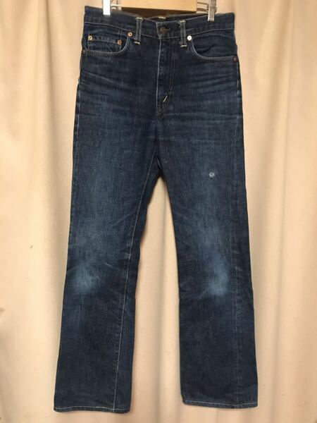 USED LEVI'S 517-0217 BOOT CUT JEANS MADE IN USA 中古 リーバイス 517ブーツカットジーンズ ビッグE 復刻版 アメリカ製 28x31.5 送料無料