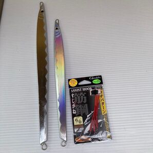 CBNナガマサ 280g 400g フック 、整理番号198 メタルジク ロングジク 太刀魚パターン タラジギング タチパターン