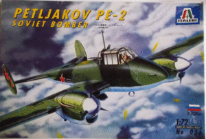イタレリ/1/72/PETLJAKOV PE-2 SOVIET BOMBER/ソ連空軍急降下爆撃機ペトリヤコフPe-2/未組立品
