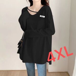 ロンT レディース カットソー チュニック オーバーサイズ 春秋 LUFA004
