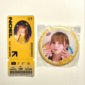 早瀬ノエル 缶バッチ ステッカーセット