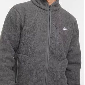 2万円位◆新品【NIKE】ナイキ◆メンズM【グレー系ボア アウター】